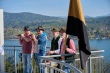Garde der Stadt Bad Ischl, Schwerttanzprobe auf der Hotelterrasse